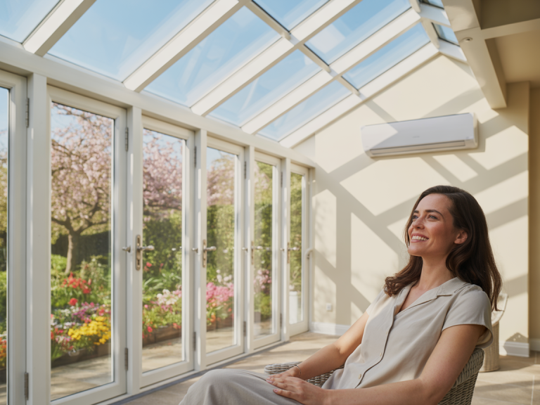 air conditioning basildon woman with heyfever